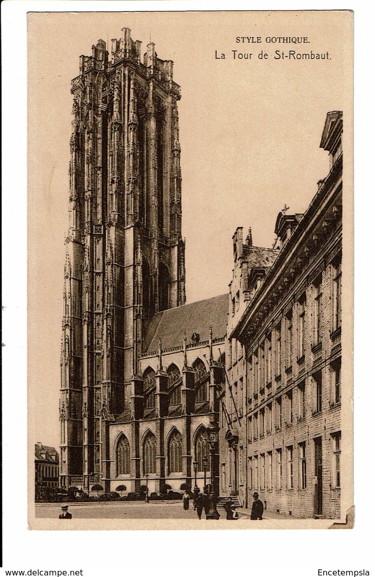 CPA - Carte Postale Belgique- Mechelen- Tour De St Rombaut - VM2403 - Mechelen