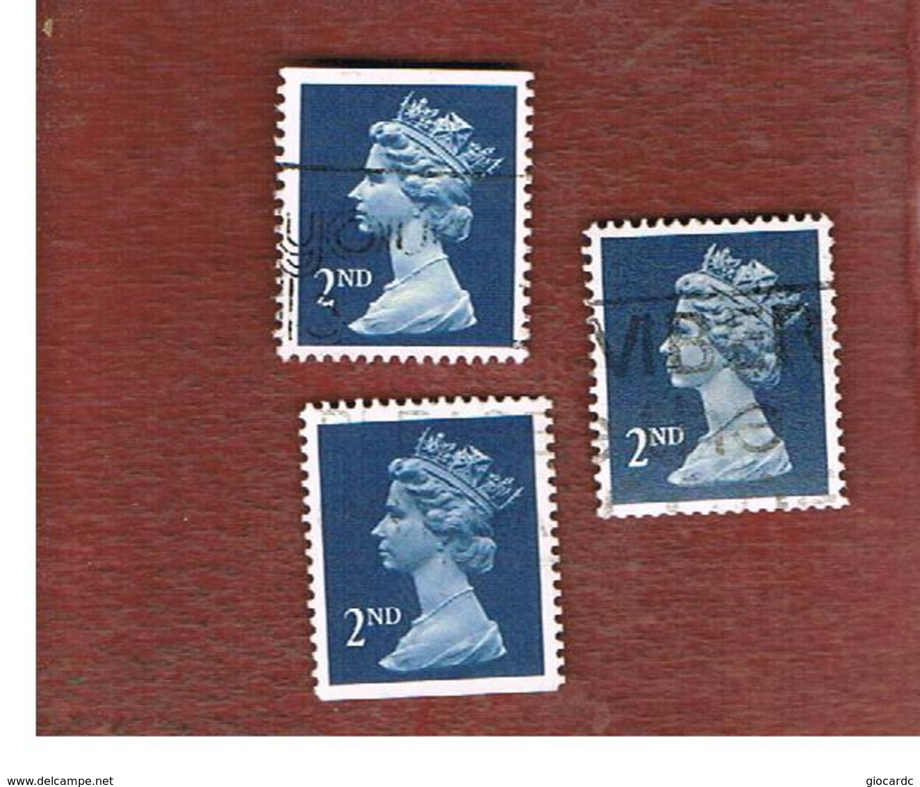 GRAN BRETAGNA (GREAT BRITAIN) - SG 1511   -  1990 QUEEN ELIZABETH II  2ND  (3  DIFFERENT PERFORATIONS)  - USED - Usati