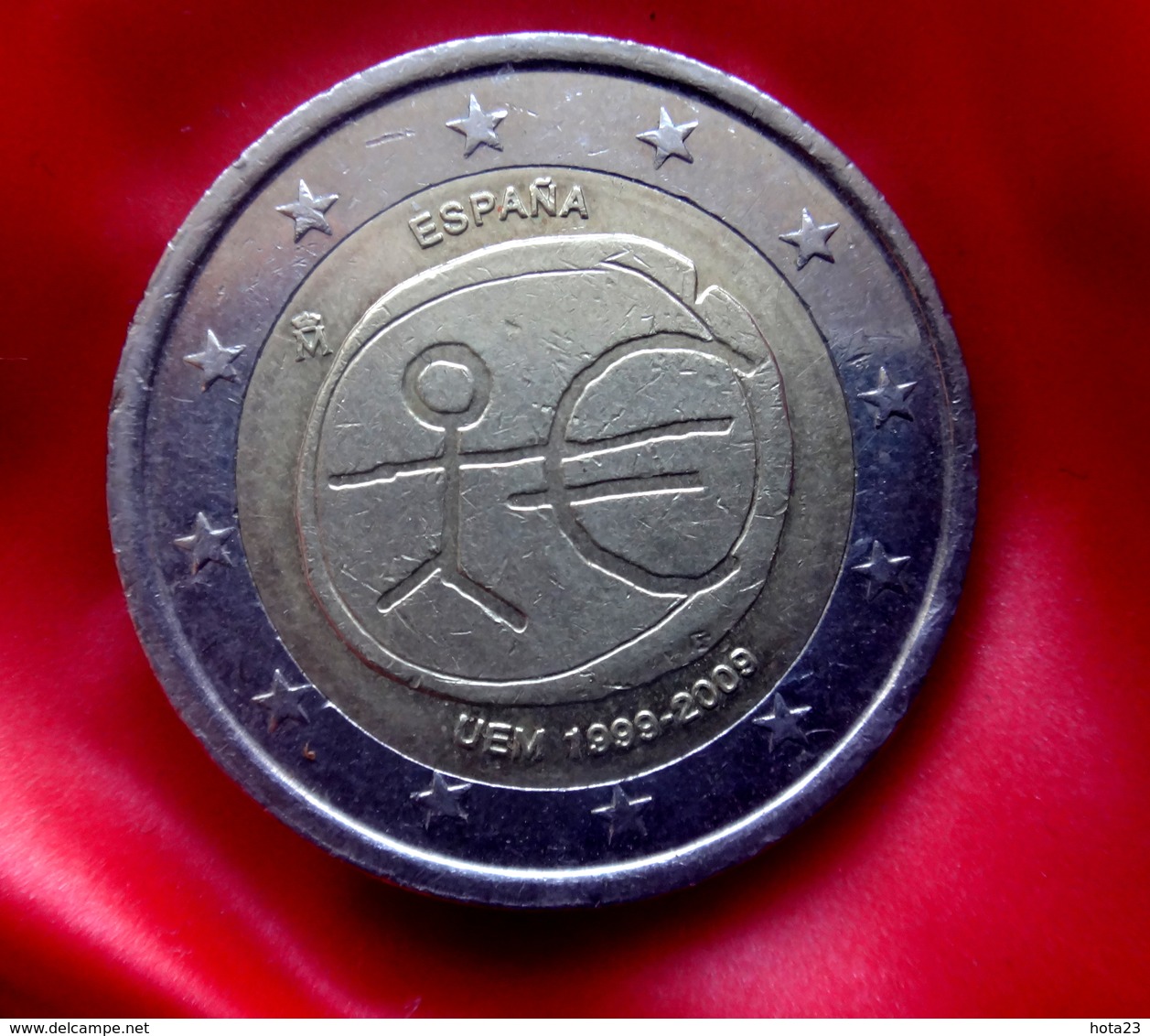 SPAIN 2 Euro  2009 EMU Coin  CIRCULATED - Espagne