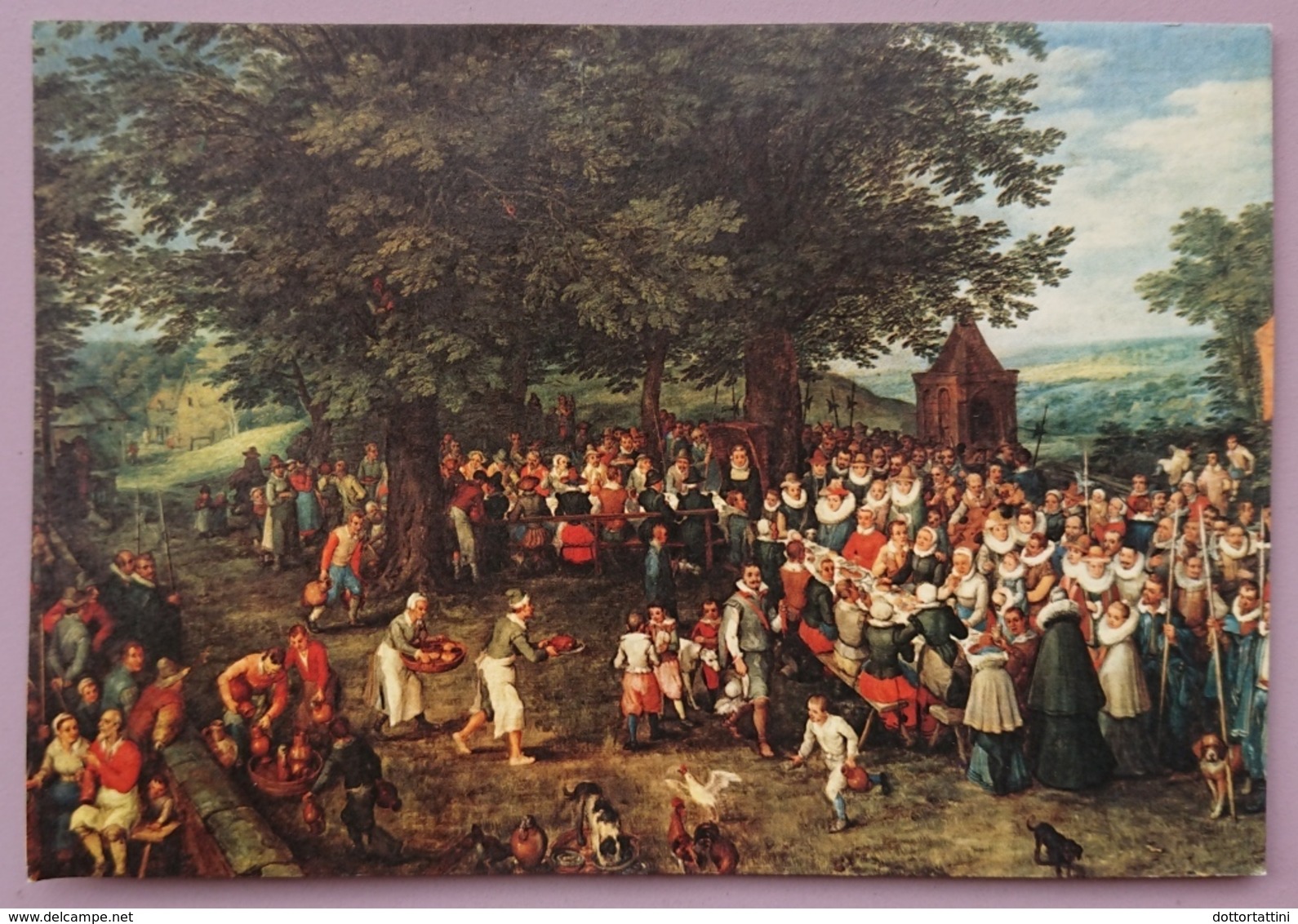 JAN BRUEGHEL (1568-1625) - Banchetto Di Nozze - Banquet De Noces - Hochzeitsbankett - Prado, Madrid - Pittura & Quadri