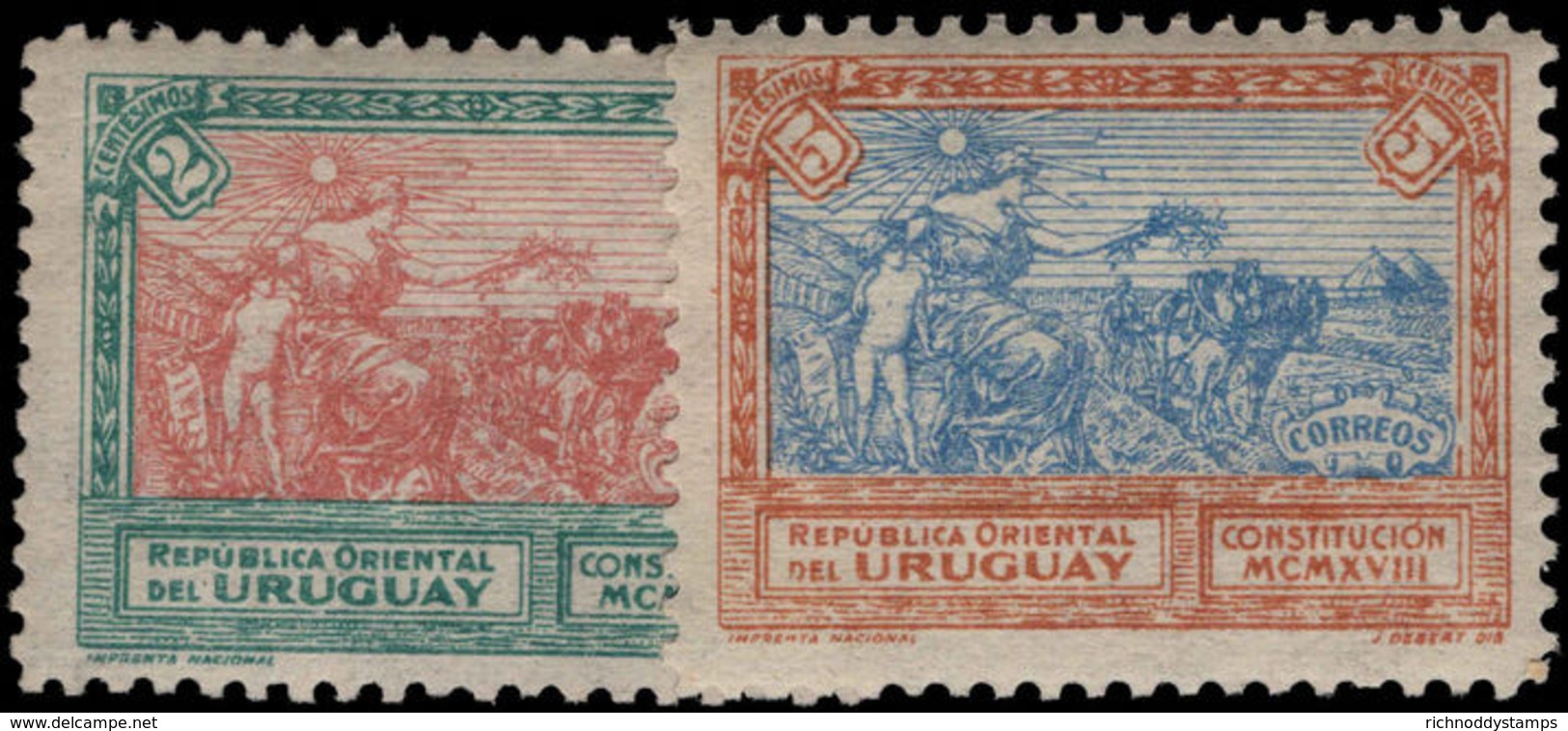 Uruguay 1918 New Constitution Unmounted Mint. - Uruguay