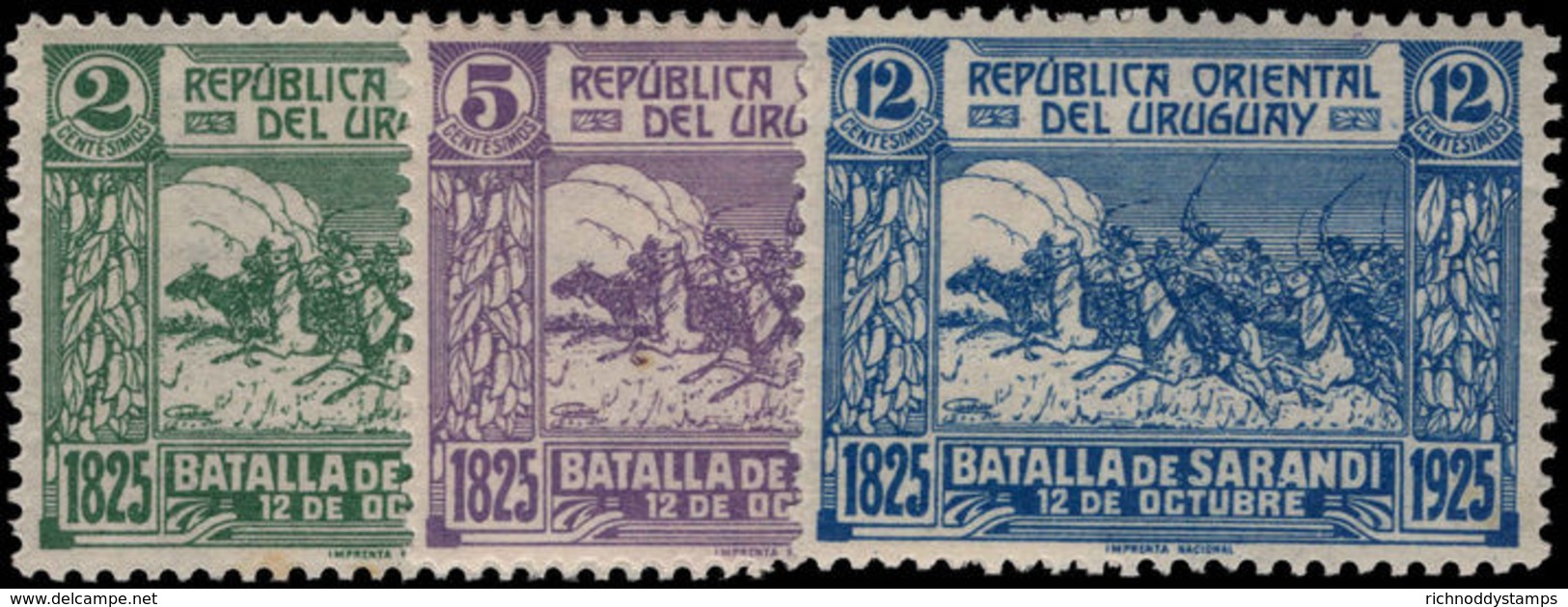 Uruguay 1925 Battle Of Sarandi Unmounted Mint. - Uruguay