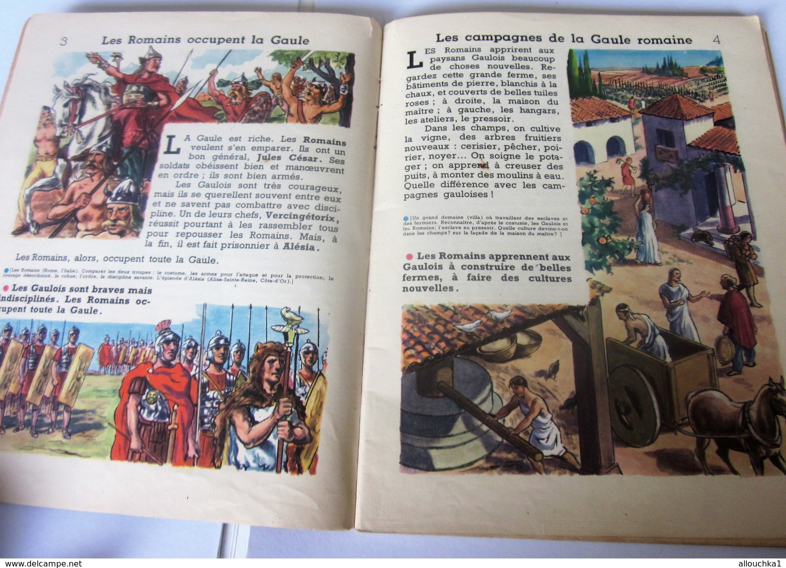 1958 PREMIÈRES IMAGES HISTOIRE DE FRANCE Livre D'école BD,Chromos Français Culture Histoire Librairie Delagrave Illustra - Storia