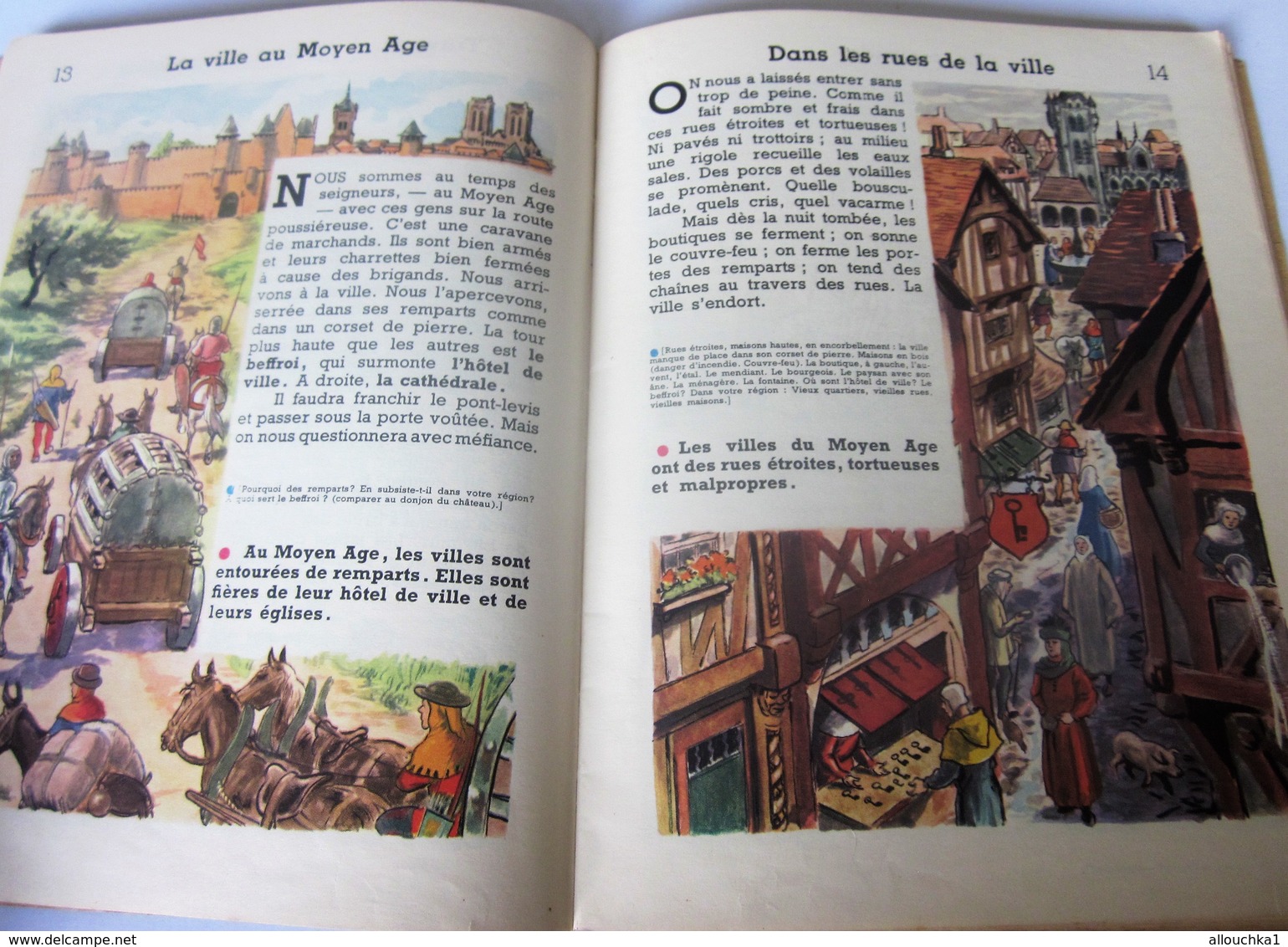 1958 PREMIÈRES IMAGES HISTOIRE DE FRANCE Livre d'école BD,Chromos Français Culture Histoire Librairie Delagrave illustra