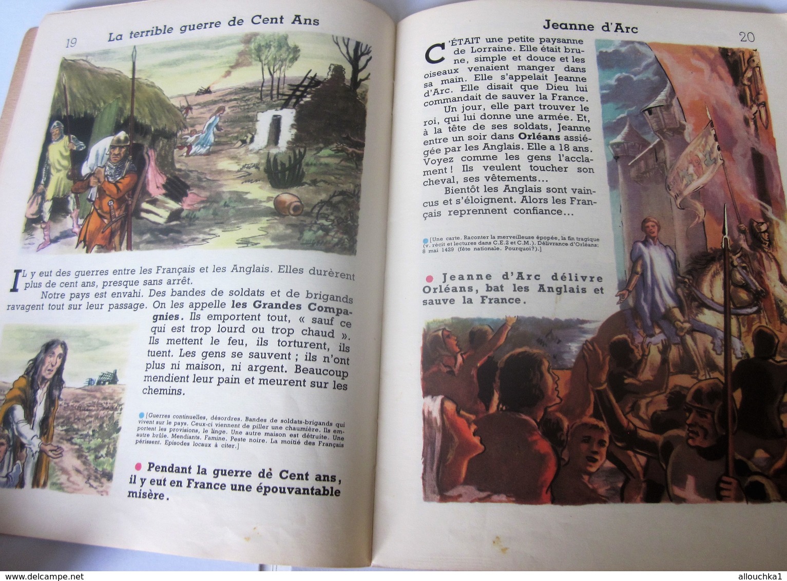 1958 PREMIÈRES IMAGES HISTOIRE DE FRANCE Livre d'école BD,Chromos Français Culture Histoire Librairie Delagrave illustra