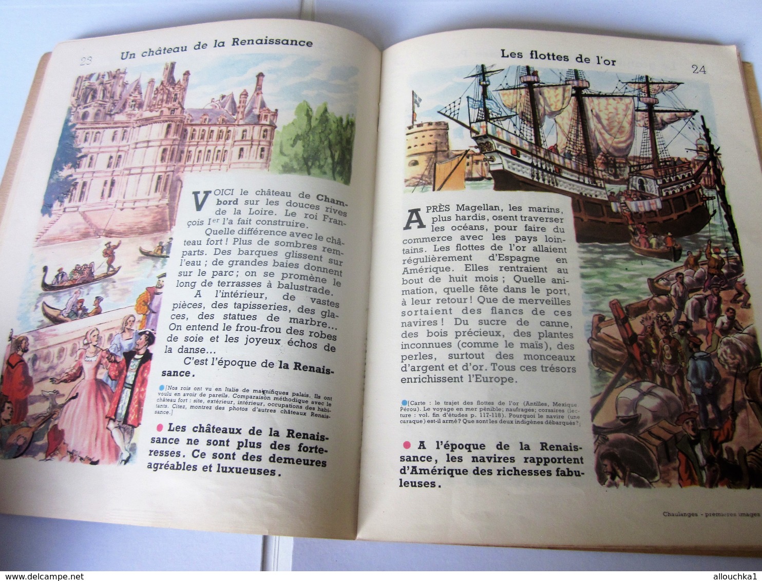 1958 PREMIÈRES IMAGES HISTOIRE DE FRANCE Livre d'école BD,Chromos Français Culture Histoire Librairie Delagrave illustra