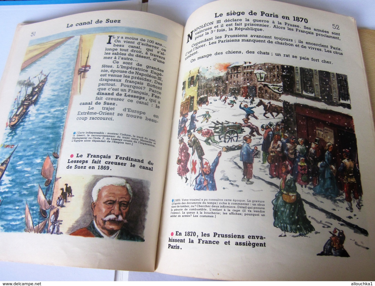 1958 PREMIÈRES IMAGES HISTOIRE DE FRANCE Livre d'école BD,Chromos Français Culture Histoire Librairie Delagrave illustra