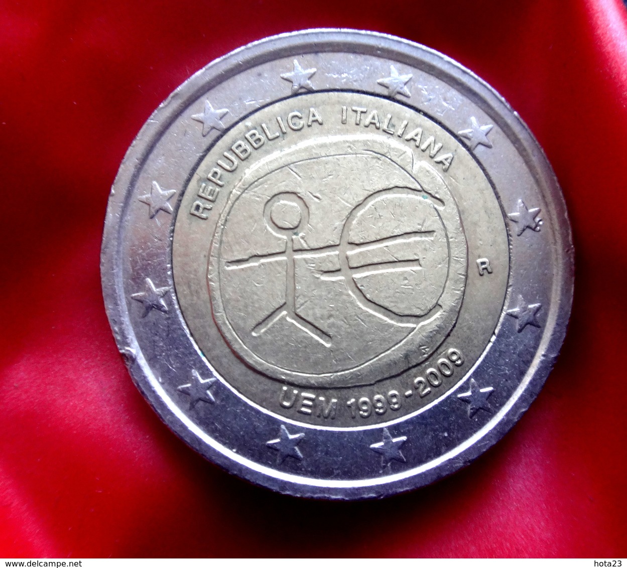 ITALY  2 Euro   -  2009 EMU Coin  CIRCULATED - Italie