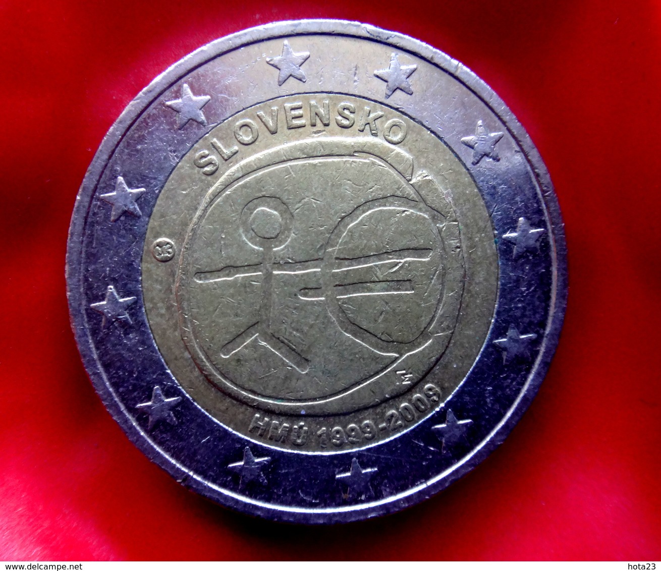 SLOVENIA  2 Euro   -  2009 EMU Coin  CIRCULATED - Slovenië