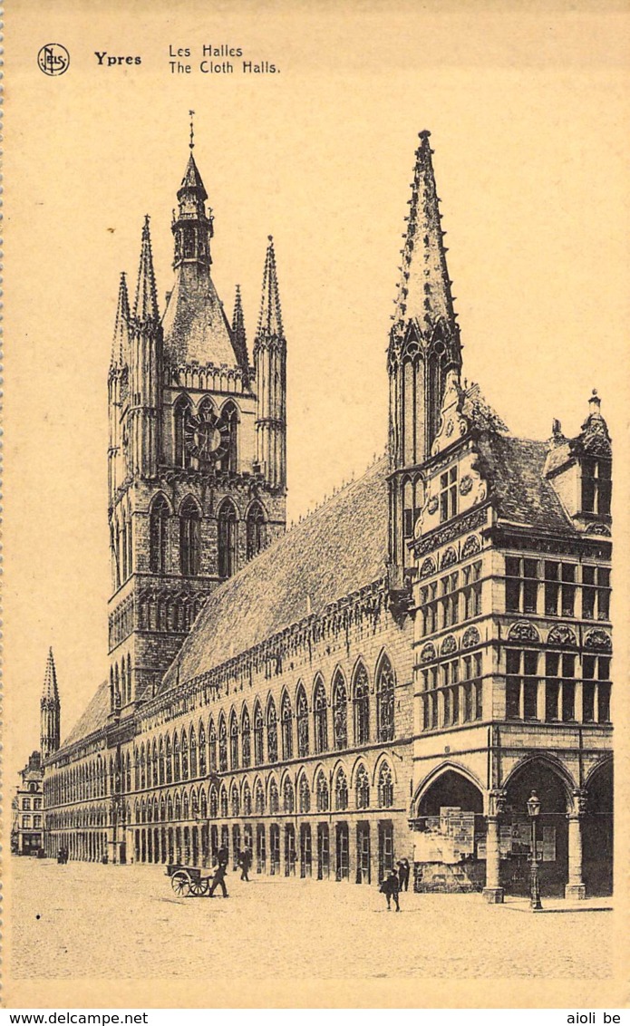 Ypres - Les Halles. The Cloth Halls. - Ieper