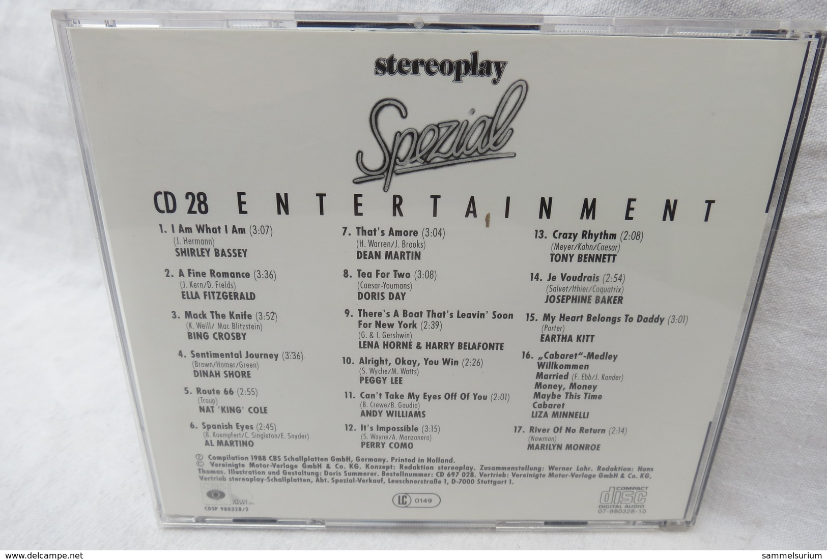 CD "stereoplay Spezial" CD 28 Entertainment - Sonstige & Ohne Zuordnung