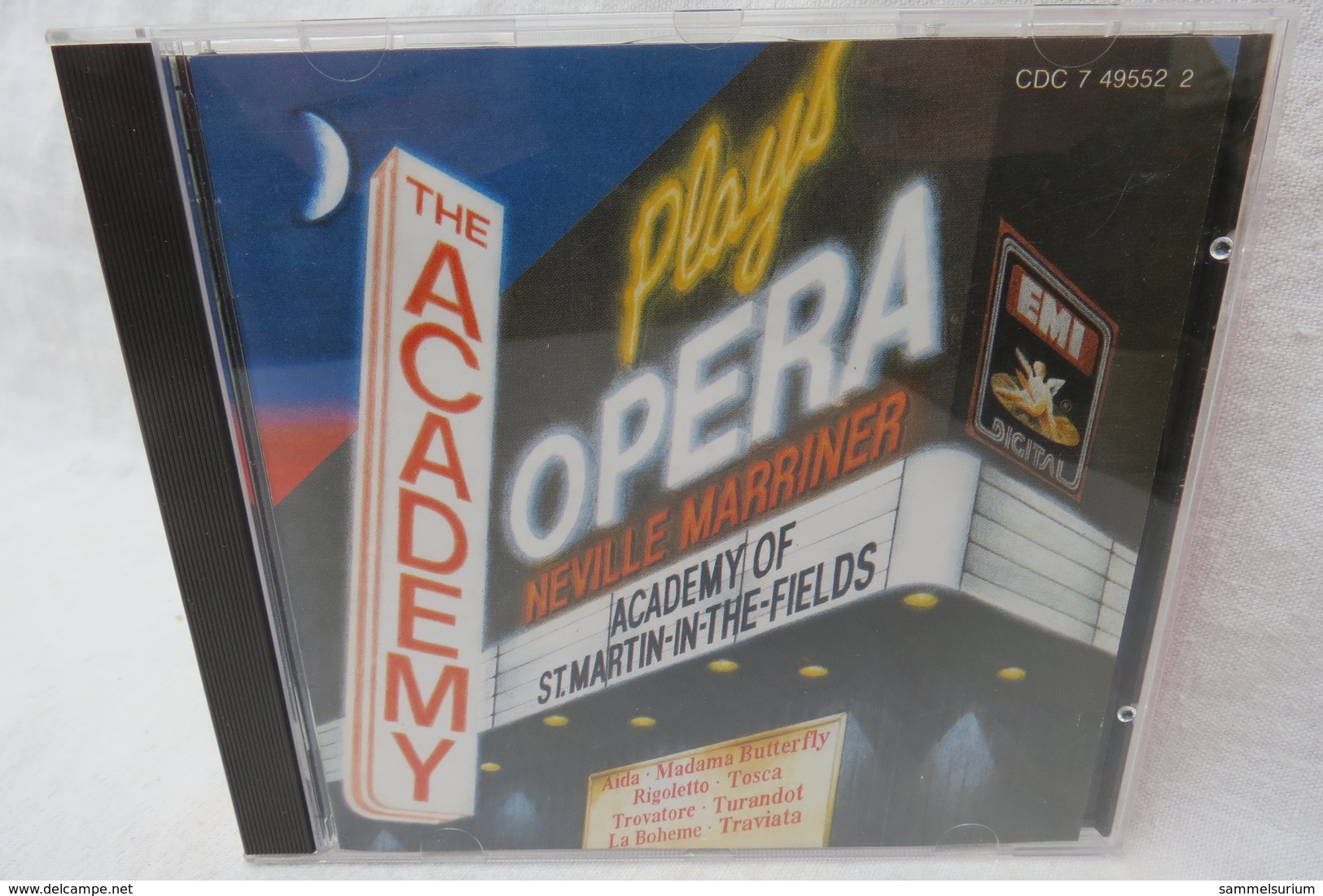 CD "The Academy Plays Opera" Neville Marriner - Oper & Operette