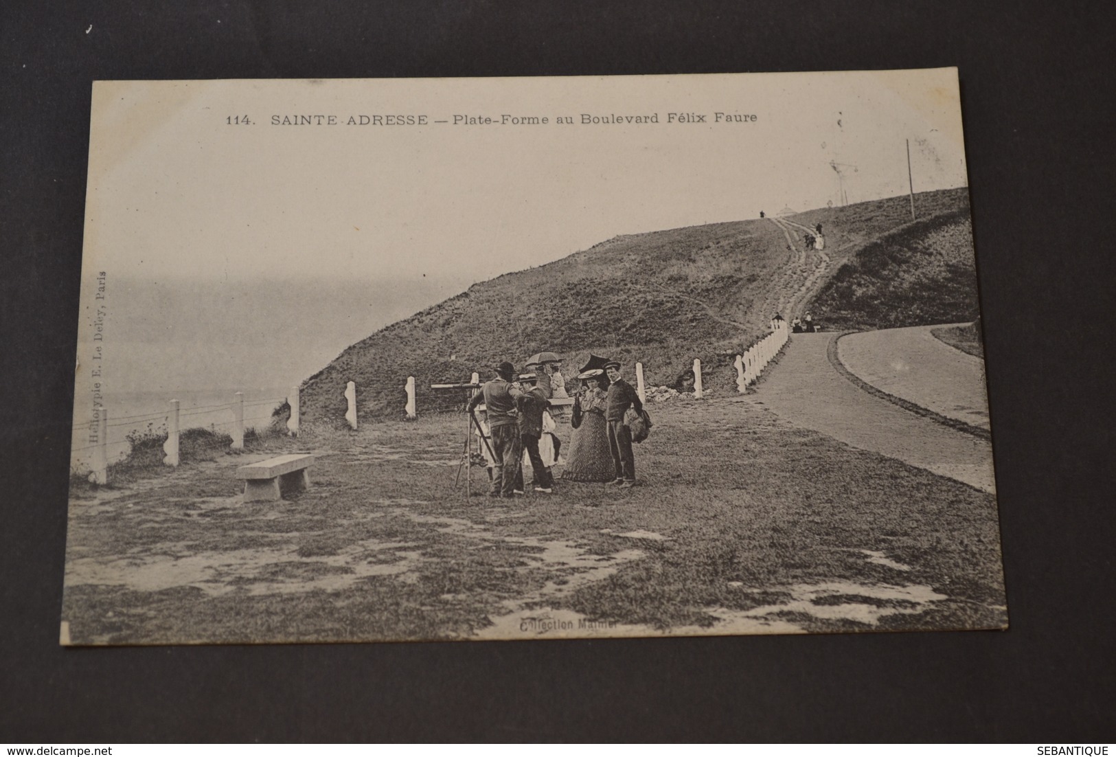 Carte Postale 1900 Le Havre Sainte Adresse Plateforme Au Bld Felix Faure - Non Classés