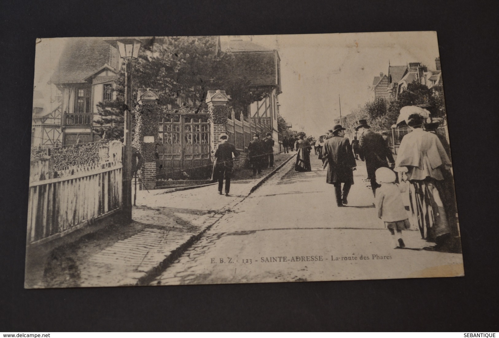 Carte Postale 1906 Le Havre La Route Des Phares Animée - Non Classés