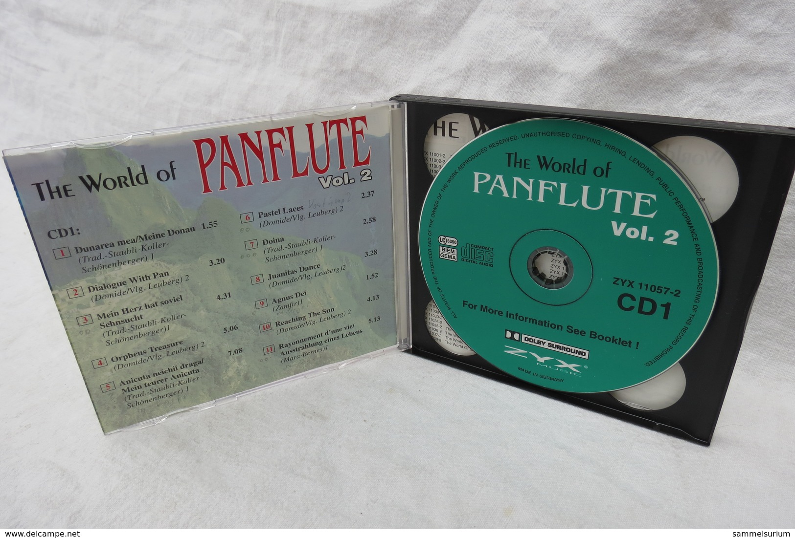 2 CDs "The World Of Panflute" Vol. 2 - Instrumentaal