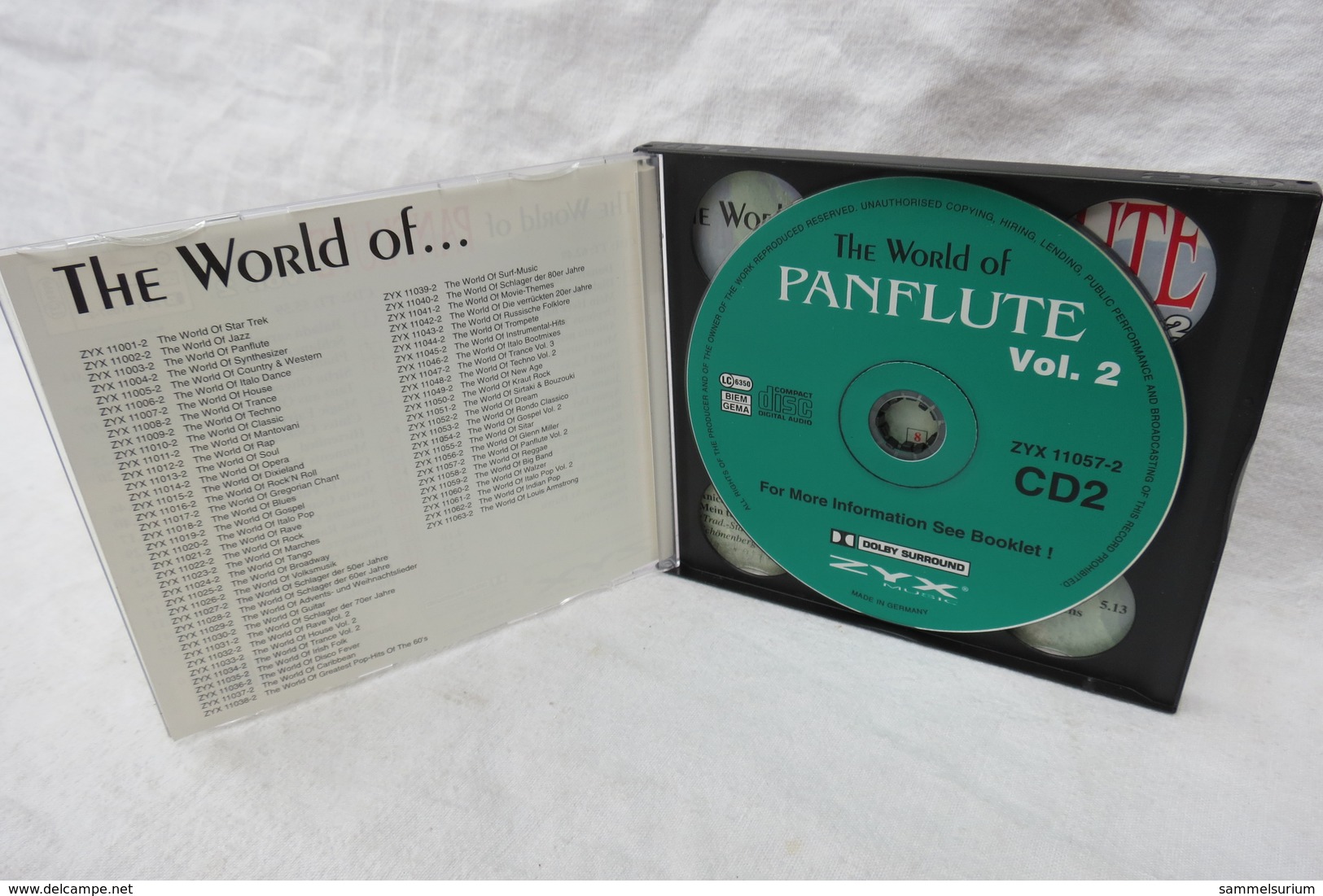 2 CDs "The World Of Panflute" Vol. 2 - Instrumentaal