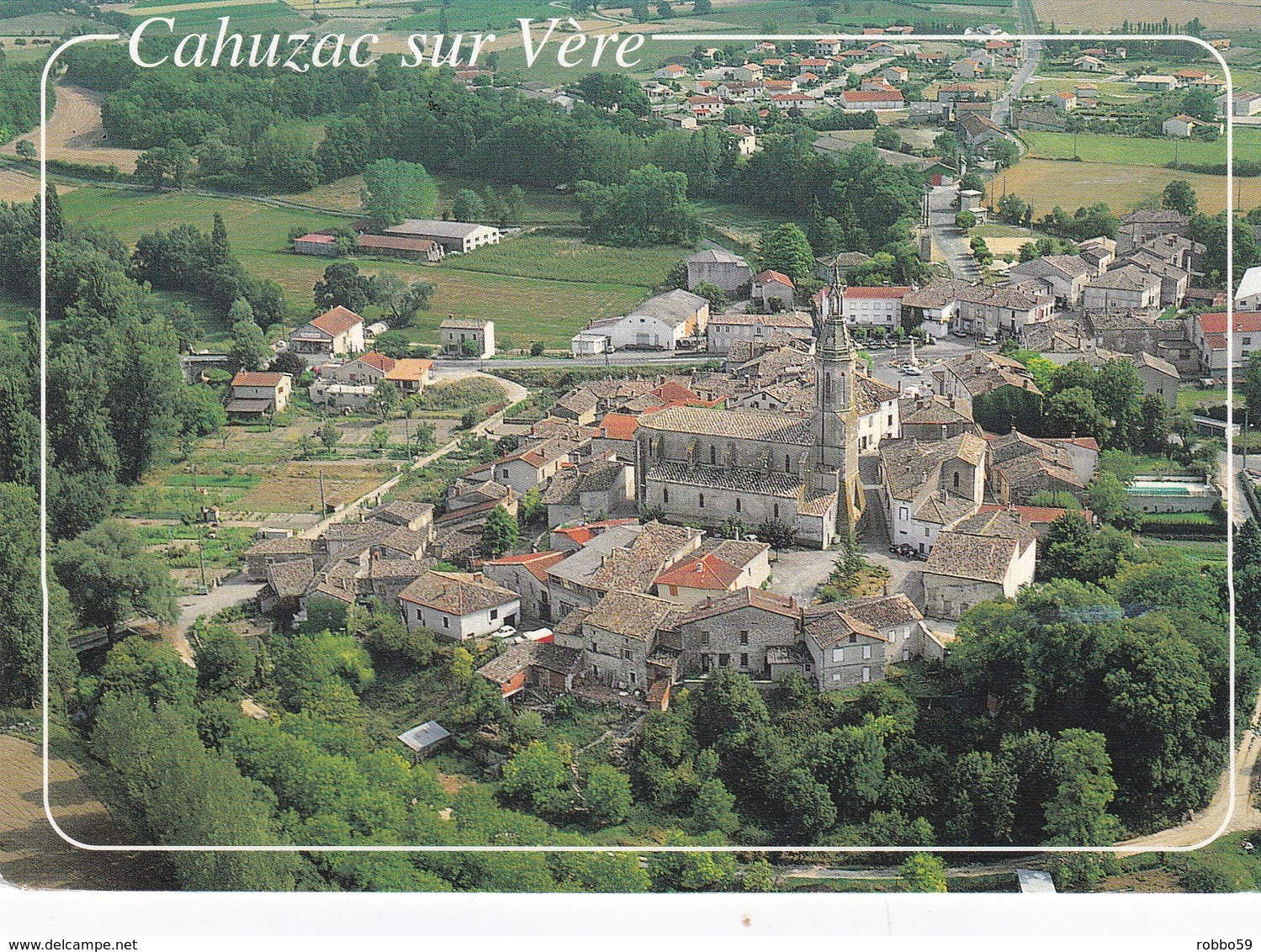 France Cahuzac Sur Vere Postcard Albi 2007 Postmark Used Good Condition - Other & Unclassified