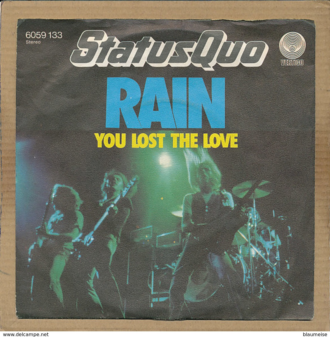 7" Single, Status Quo, Rain - Rock