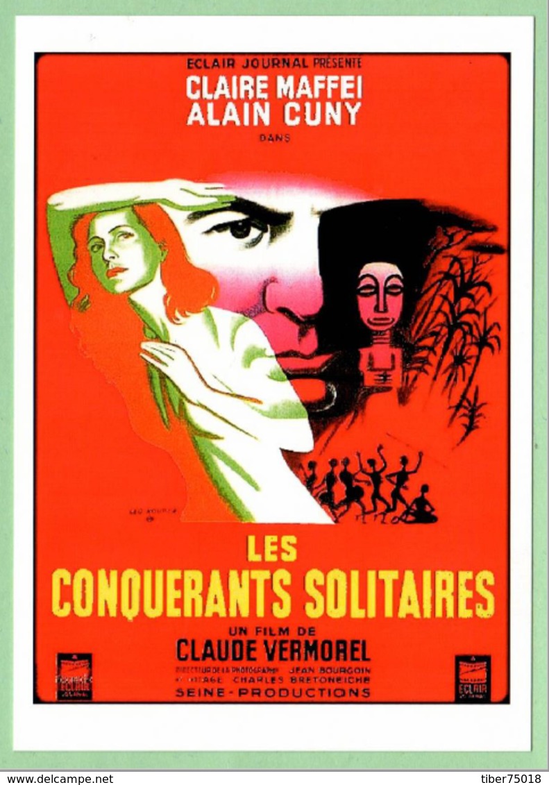 Carte Postale : Les Conquérants Solitaires (cinéma - Affiche - Film) Illustration Léo Kouper - Kouper
