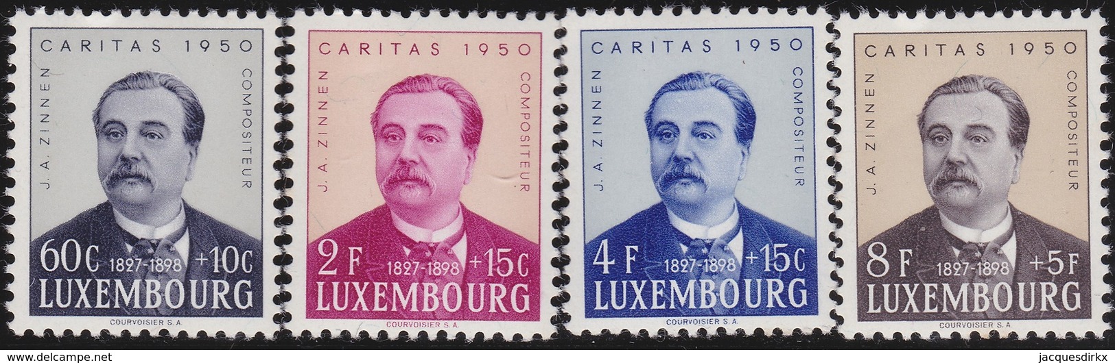 Luxembourg  .    Yvert     .    439/442         .    *     .   Neuf Avec Charniere  .  /   .  Mint-hinged - Nuevos