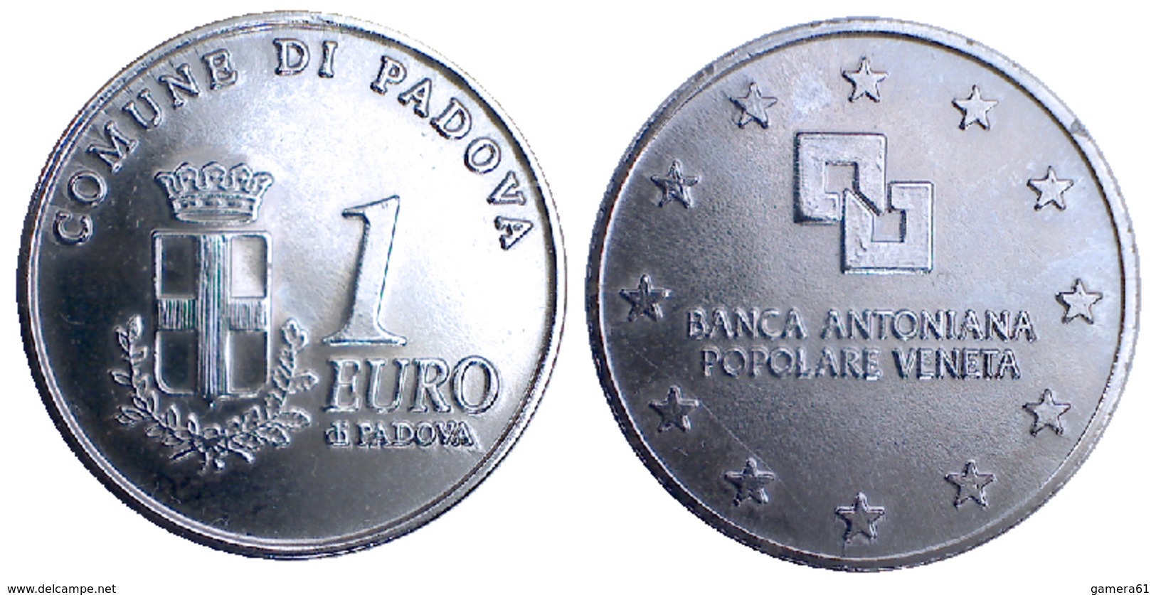 04661 GETTONE TOKEN JETON PRE EURO EURO DI PADOVA BANCA ANTONIANA POPOLARE VENETA - Other & Unclassified