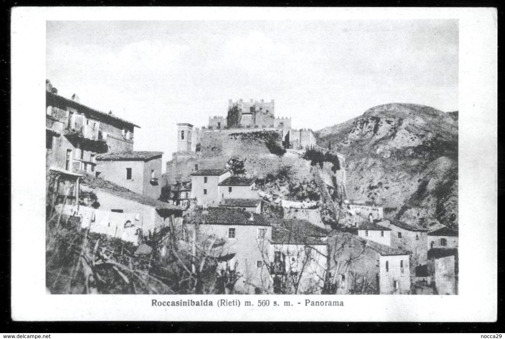 ROCCASINIBALDA - RIETI - INIZI 900 - PANORAMA - Rieti