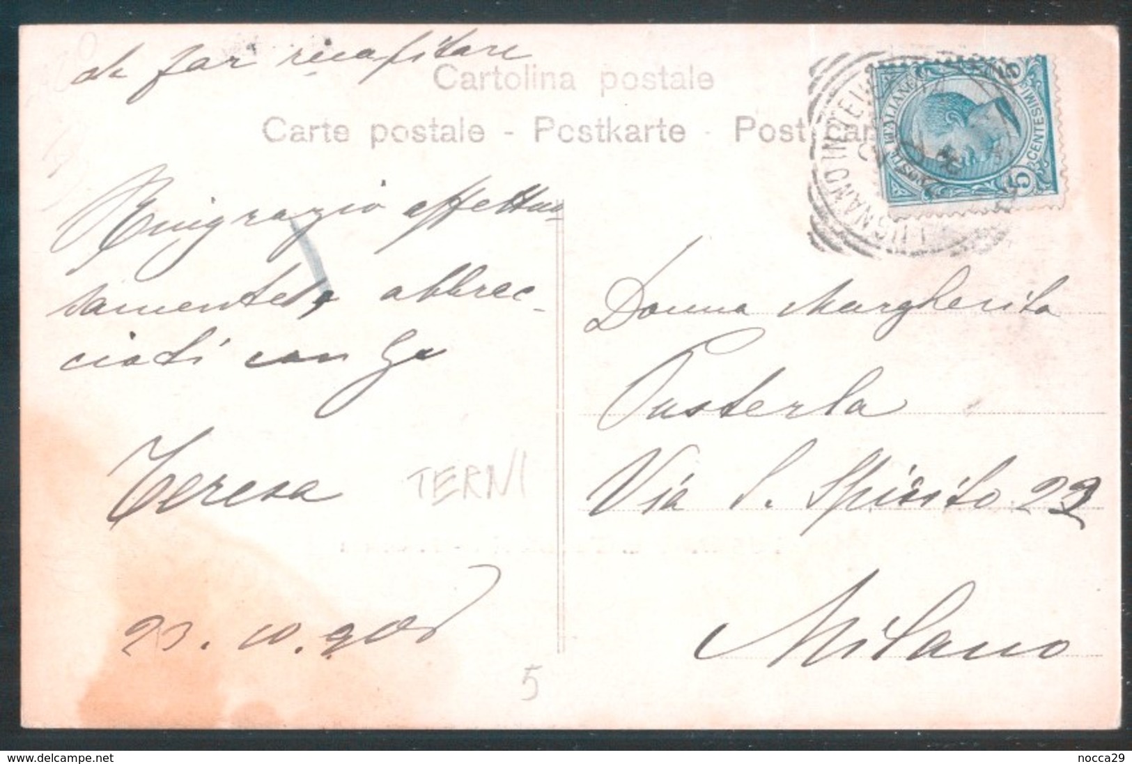 LUGNANO IN TEVERINA - TERNI - 1908 - PANORAMA - Terni