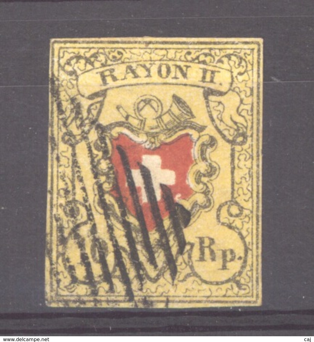 Suisse : Yvert 15 (o)  Planche 27 - 1843-1852 Timbres Cantonaux Et  Fédéraux