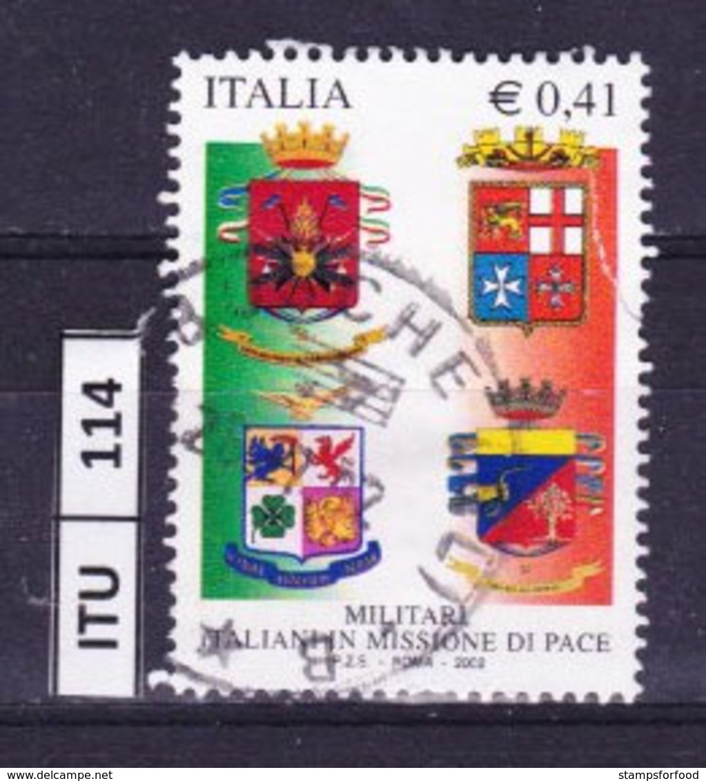 ITALIA REPUBBLICA   2002, Missioni Militari Di Pace, Usato - 2001-10: Usati