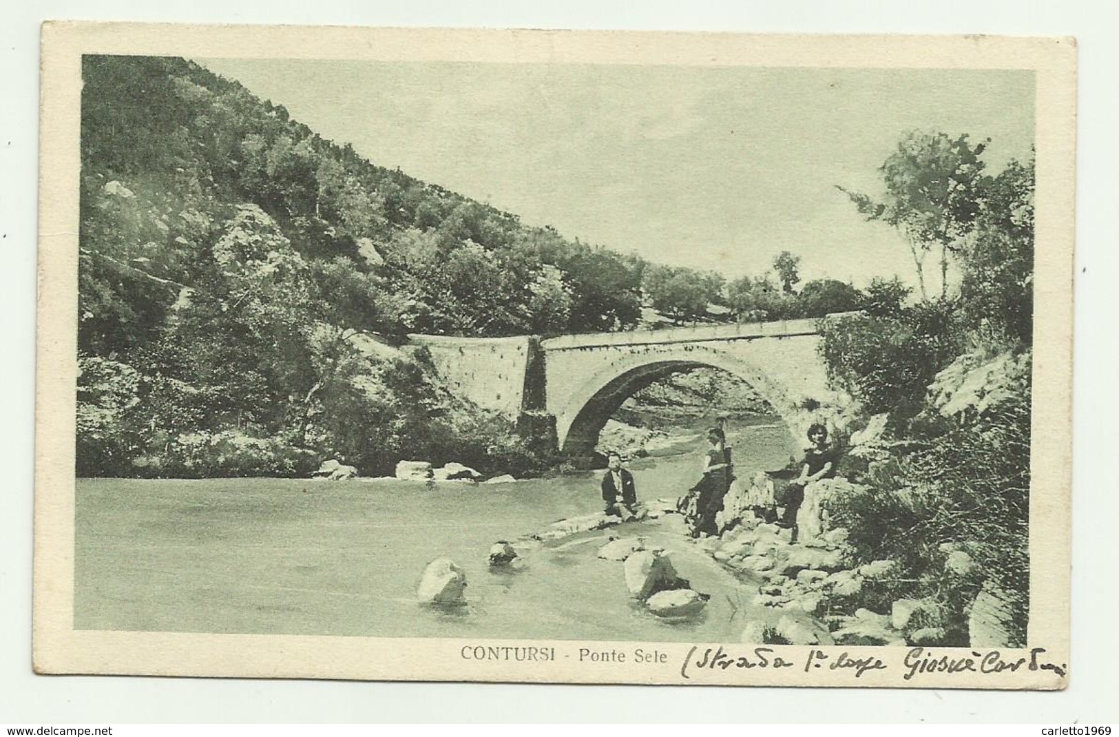 CONTURSI - PONTE SELE   VIAGGIATA FP - Salerno