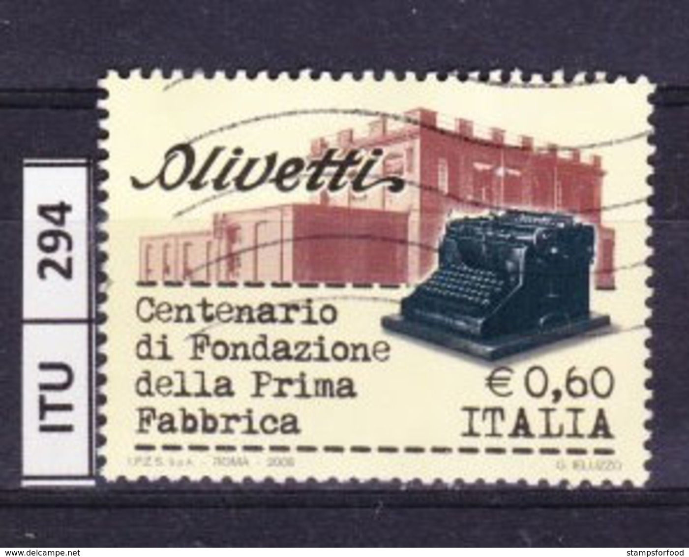 ITALIA REPUBBLICA  2008, Olivetti, Usato - 2001-10: Used