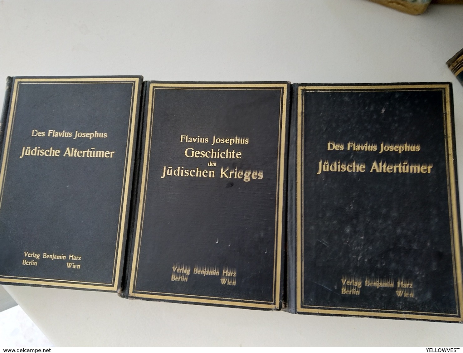 JUDAICA ; JUDIISCHE ALTERTUMER DES FLAVIUS JOSEPHUS - Oude Boeken