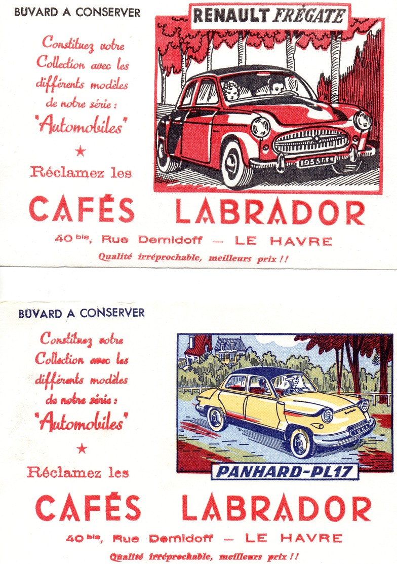 Lot De 6 Buvards Cafes Labrador - Automotive