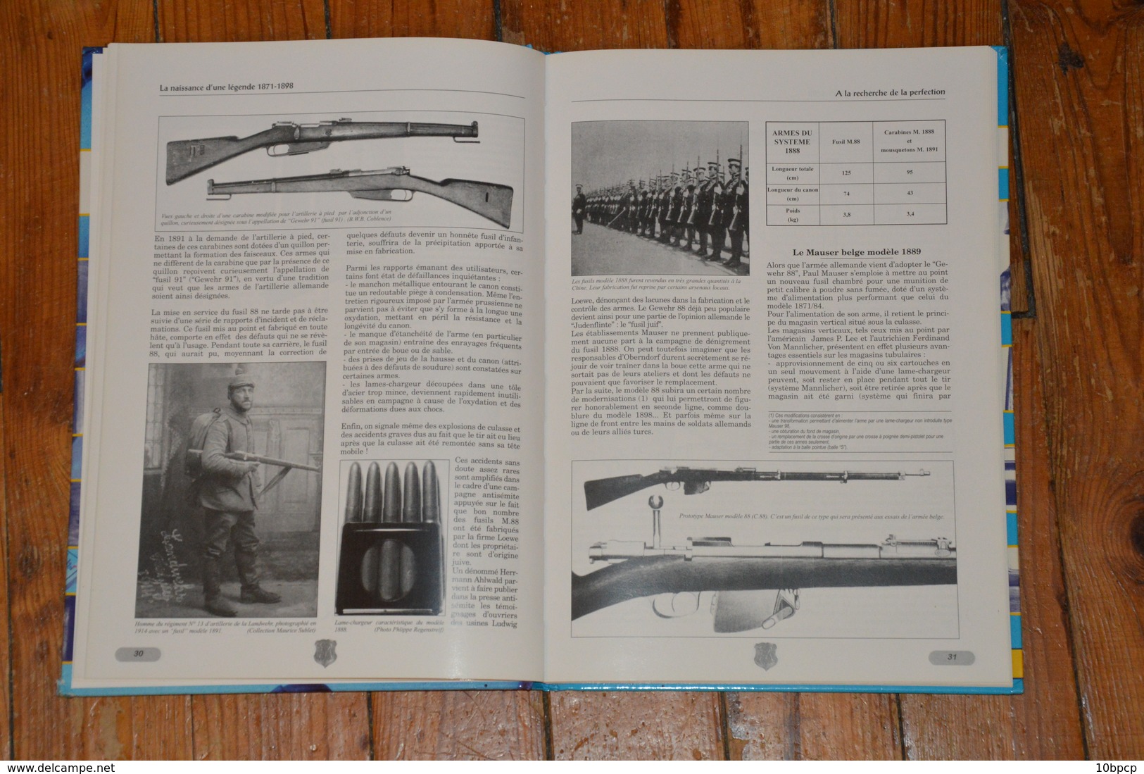 Mauser Fusils Carabines 1871 à Nos Jours Luc GUILLOU Tome 1 Livre 144 Pages - Documents