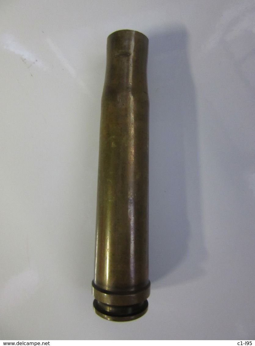 Rare Douille Du Fusil Antichar Anglais 55boys - Armes Neutralisées