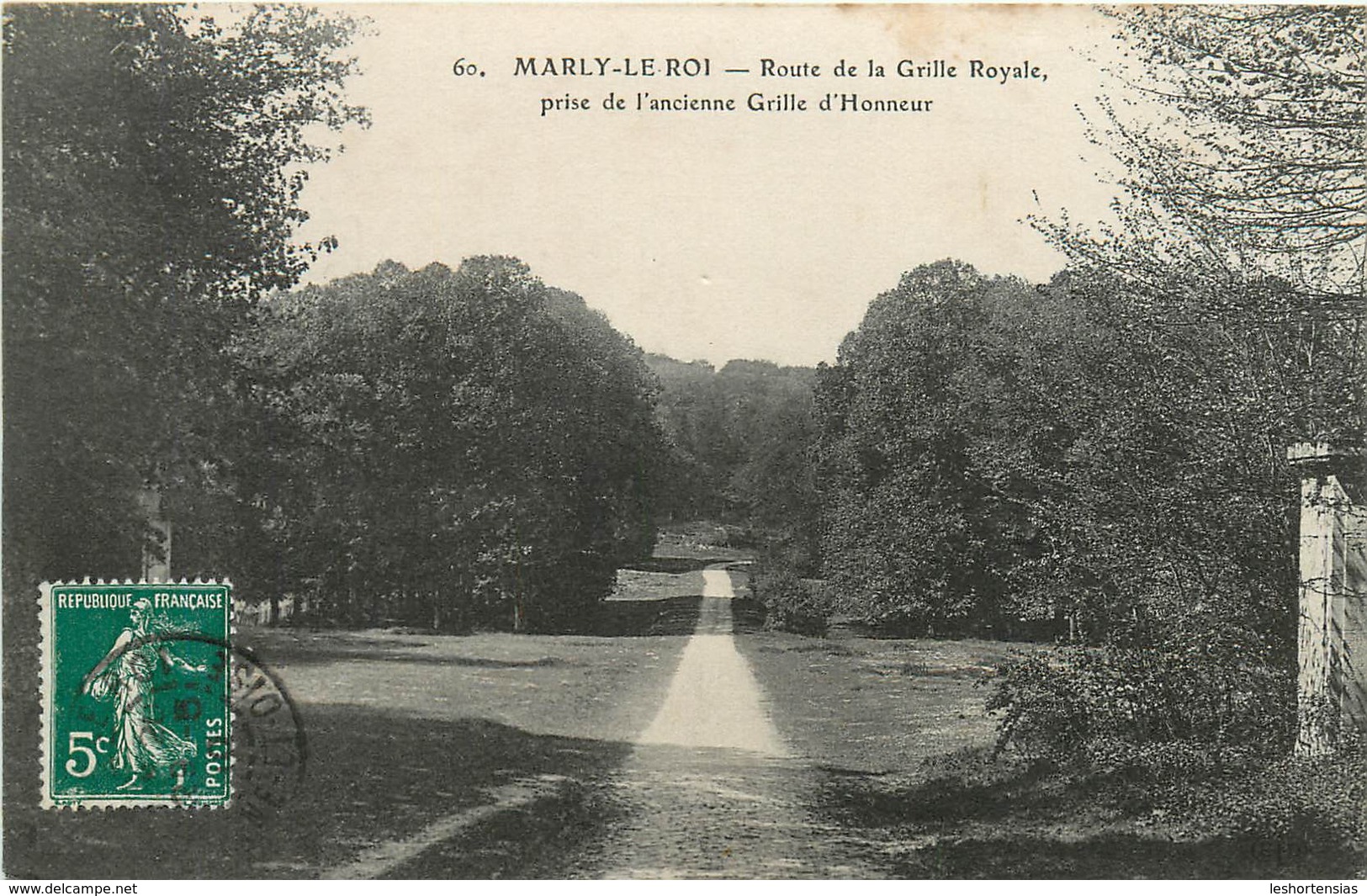 MARLY LE ROI ROUTE DE LA GRILLE ROYALE PRISE DE L'ANCIENNE GRILLE D'HONNEUR - Marly Le Roi