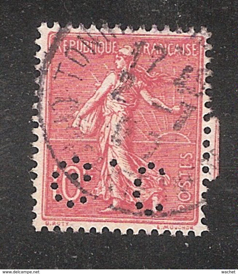 Perforé/perfin/lochung France No 129 G.C Girard Et Cie - Autres & Non Classés