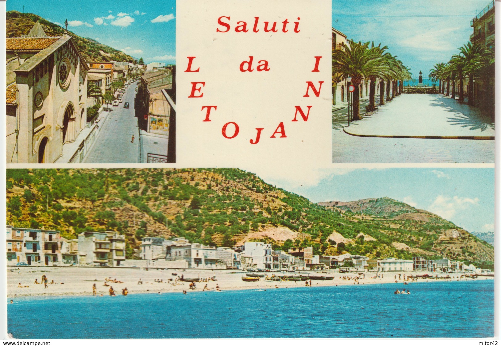 55-Letojanni-Taormina-Messina-3 Vedutine-v.1972 X Catania - Messina