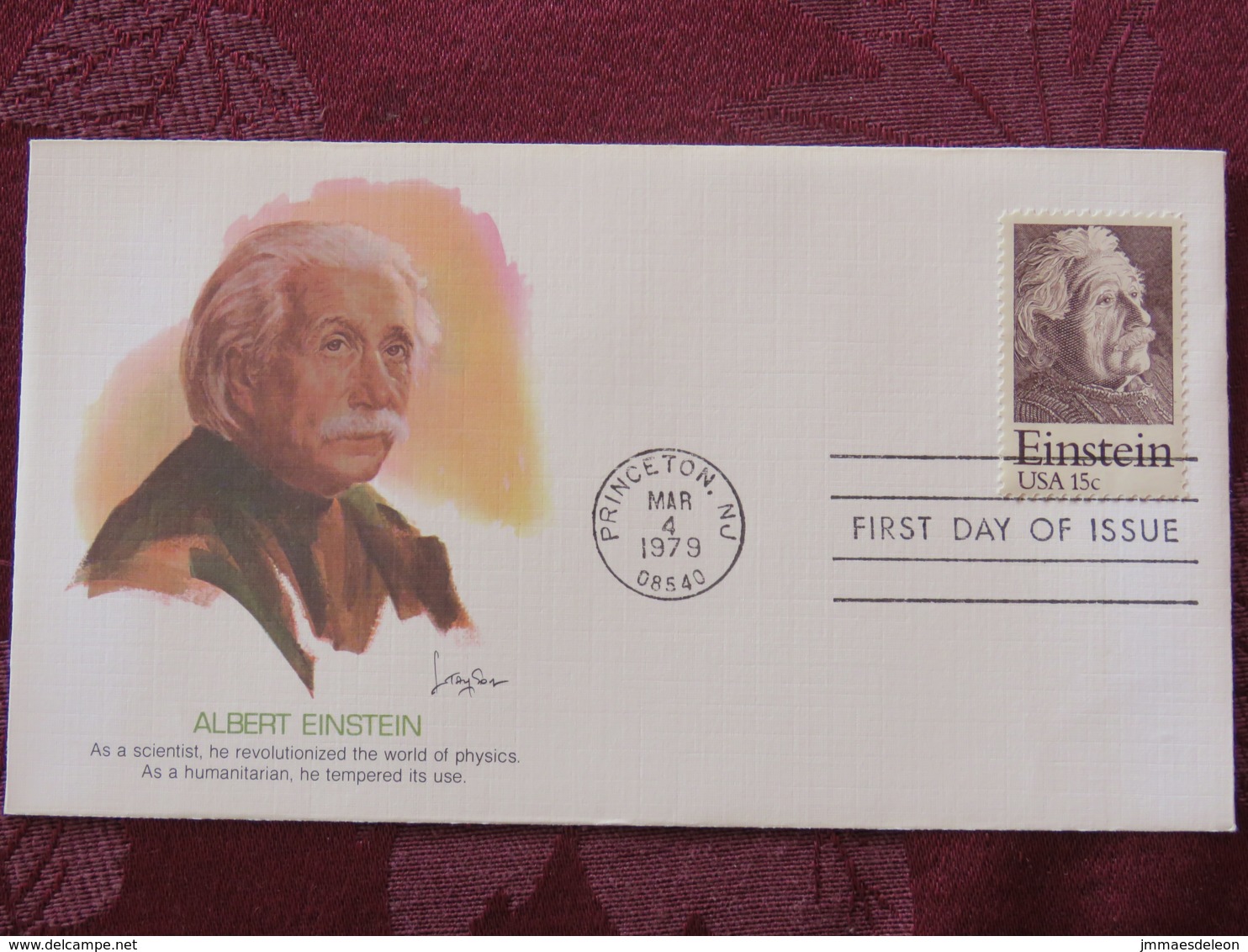 USA 1979 FDC Cover Princeton - Albert Einstein - Physics - Lettres & Documents