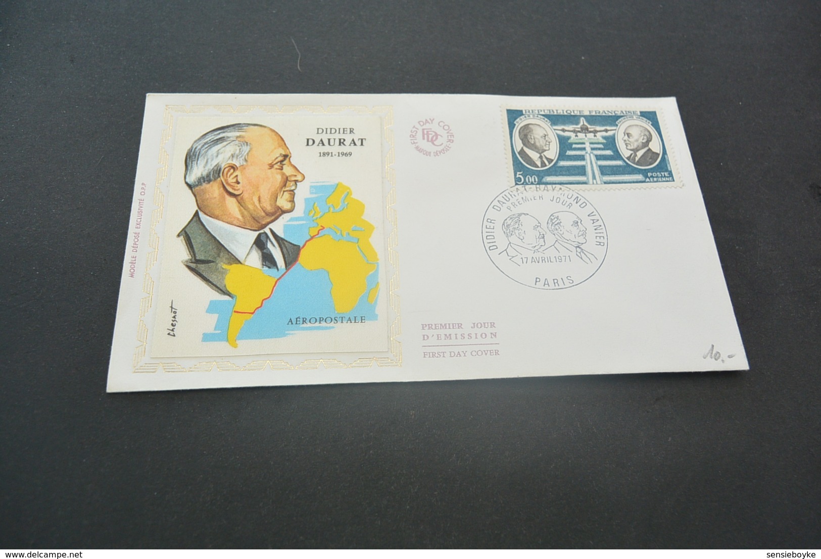 M5516 - FDC  France 1971 - Didier Daurat - 1970-1979