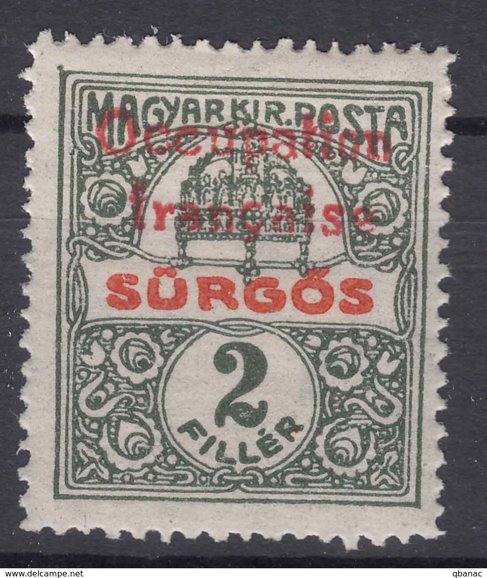 France Occupation Hungary Arad 1919 Yvert44 Mint Hinged - Unused Stamps