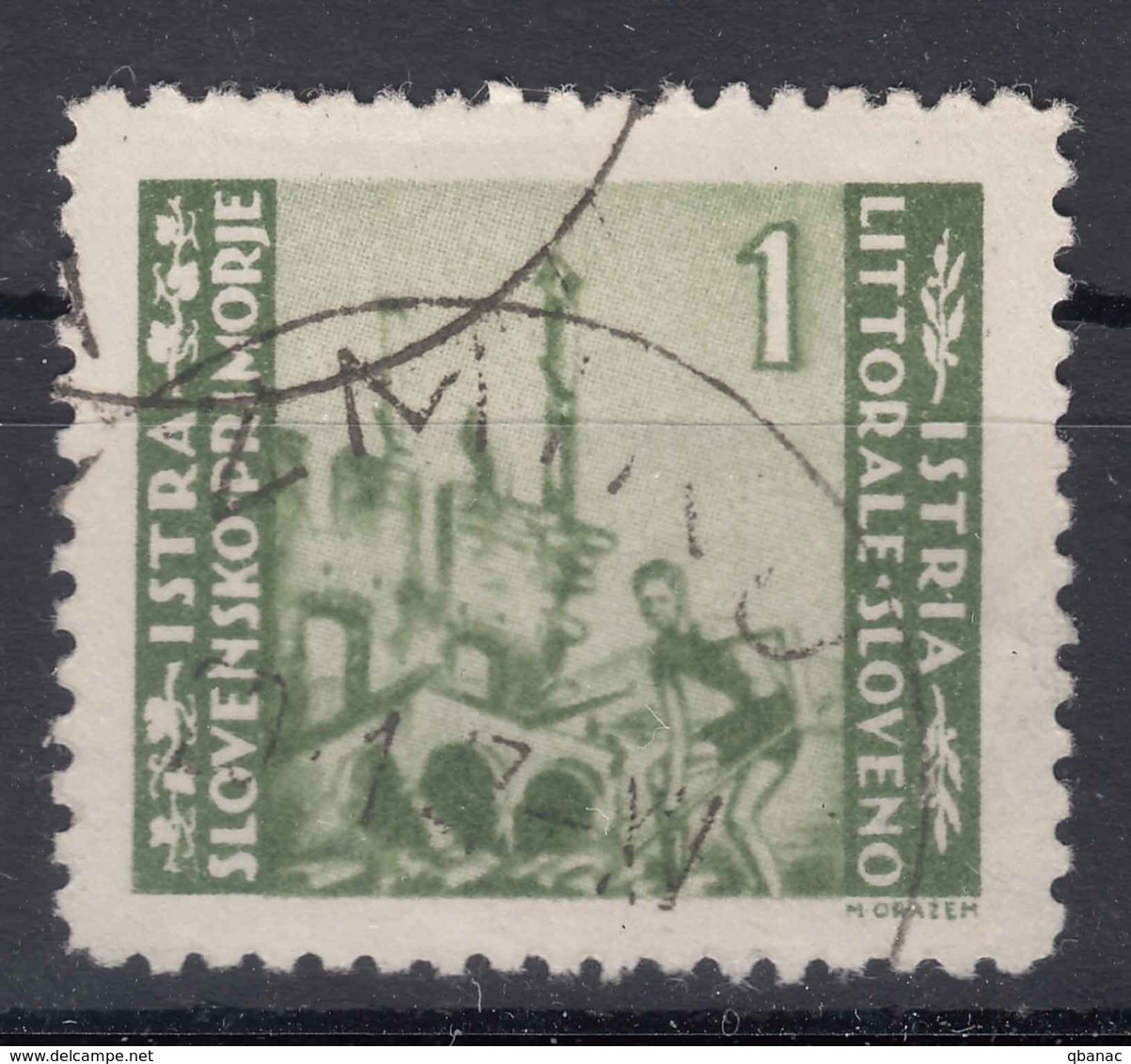 Istria Litorale Yugoslavia Occupation, 1946 Sassone#63 Used - Occup. Iugoslava: Istria