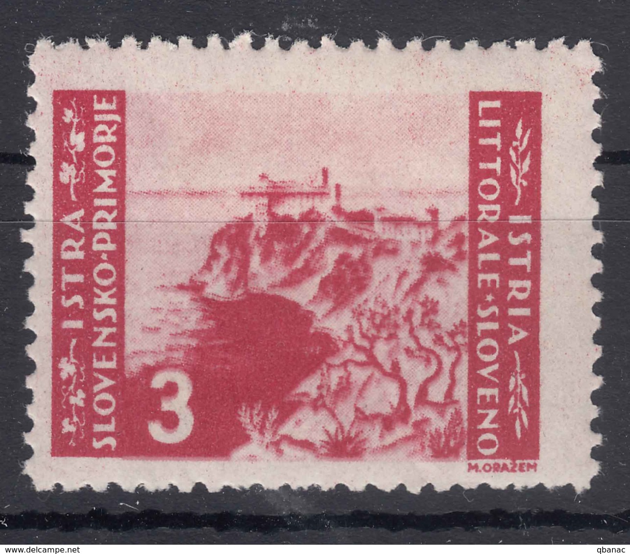Istria Litorale Yugoslavia Occupation, 1946 Sassone#65 Mint Hinged - Joegoslavische Bez.: Istrië
