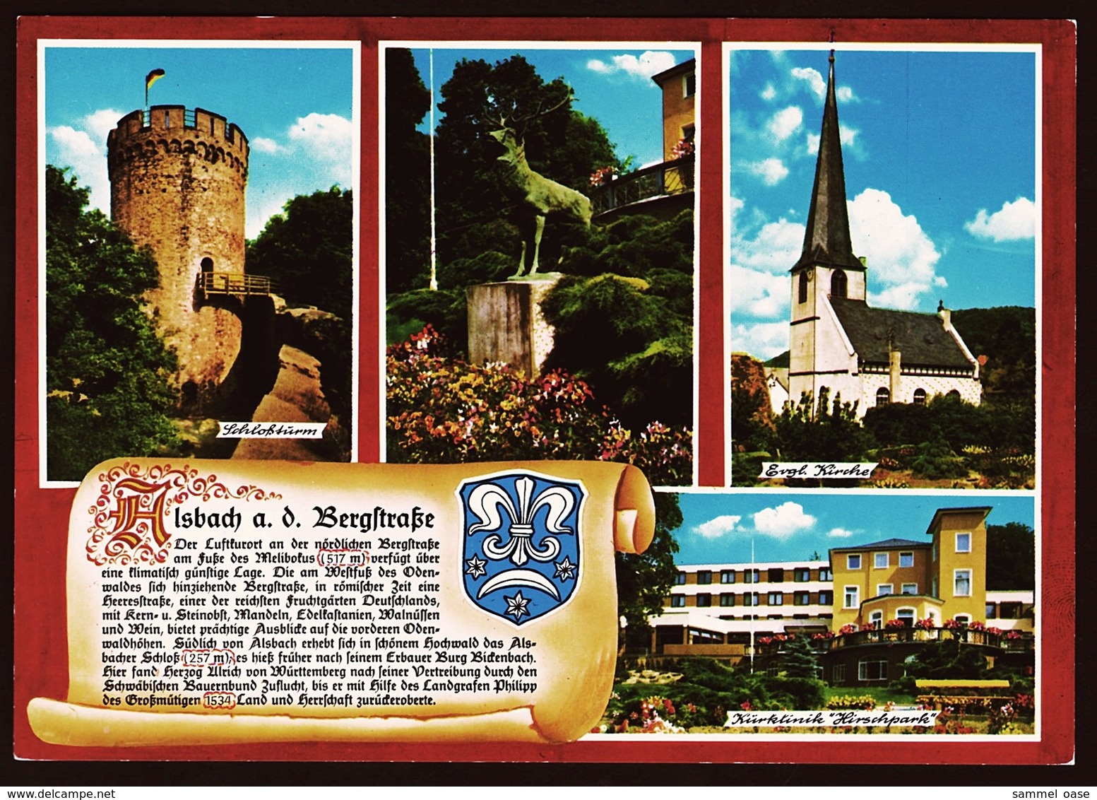 Alsbach A. D. Bergstrasse  -  Mehrbild-Ansichtskarten Ca. 1980    (10616) - Bensheim