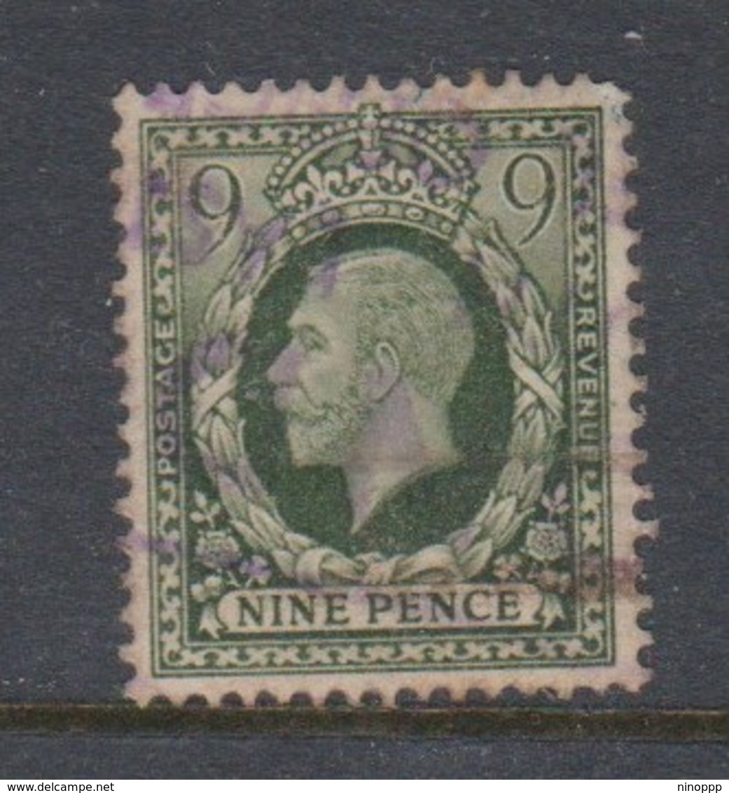Great Britain SG 447 1935 King George V 9d Olive-green ,used - Gebraucht