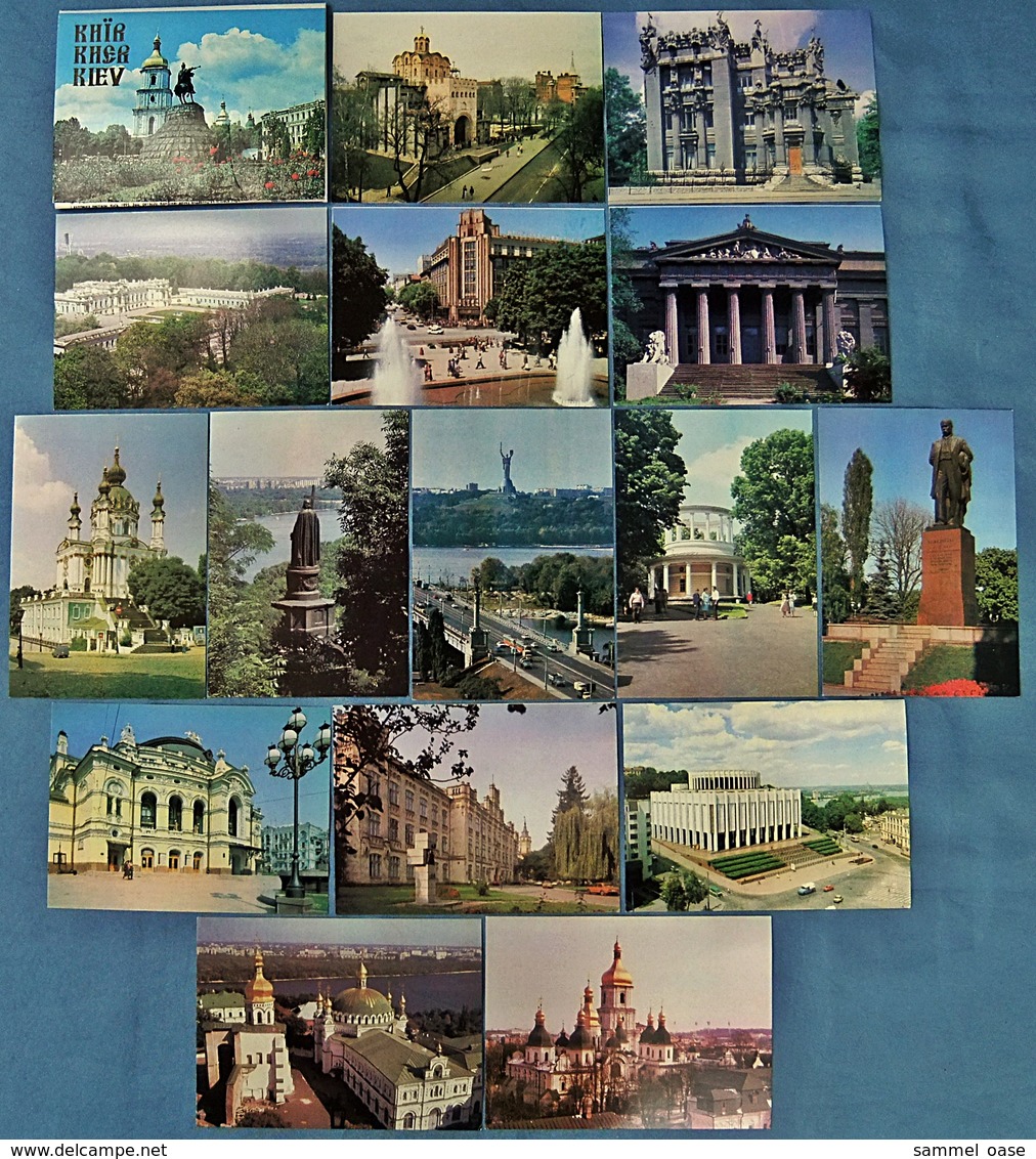 15 X Kiev / Kiew / Київ  -  Ansichtskarten Ca. 1980 - Ukraine