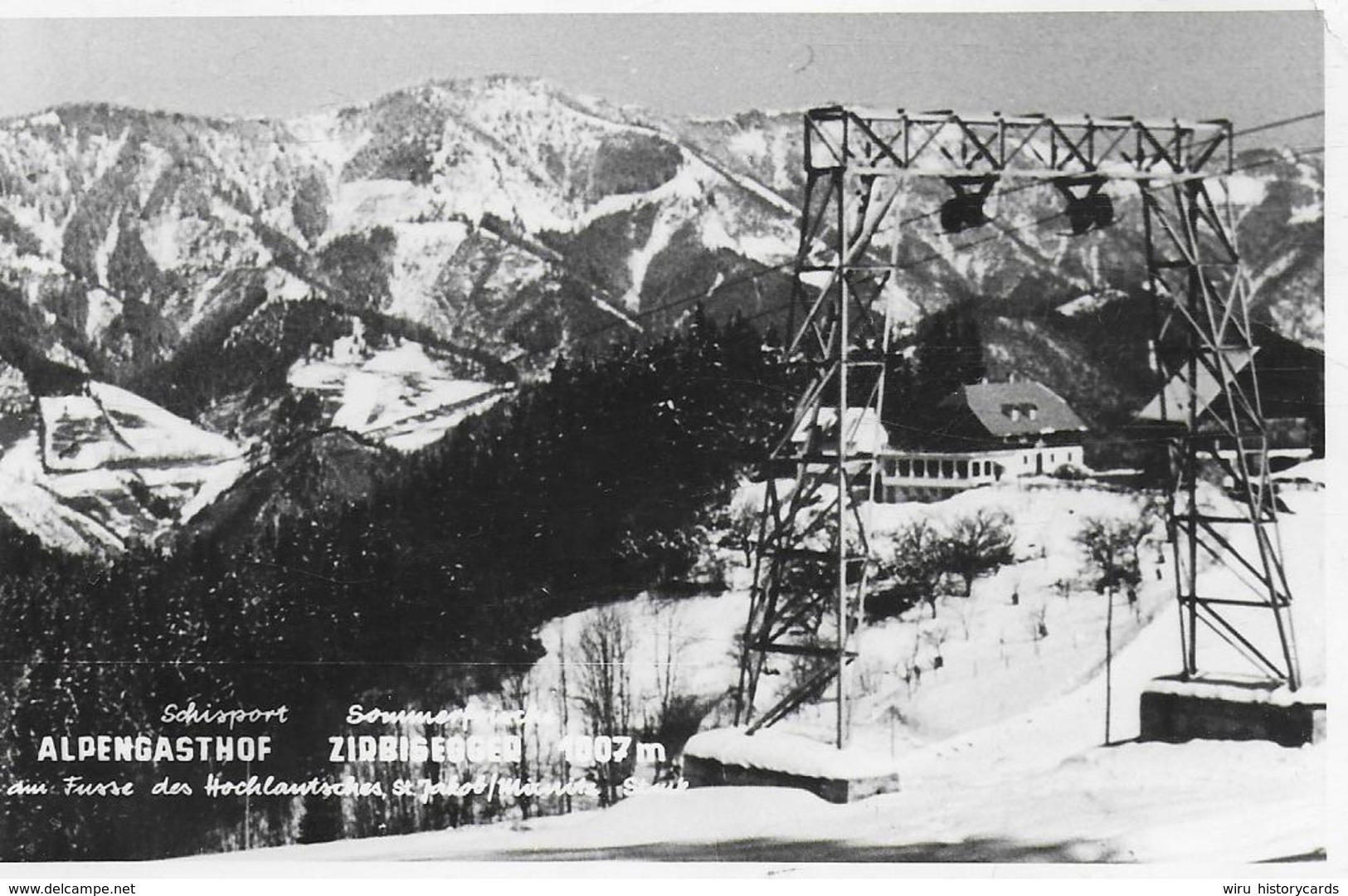 AK 0219  Alpengasthof Zirbisegger ( St. Jakob Bei Mix Nitz ) Um 1960 - Bruck An Der Mur