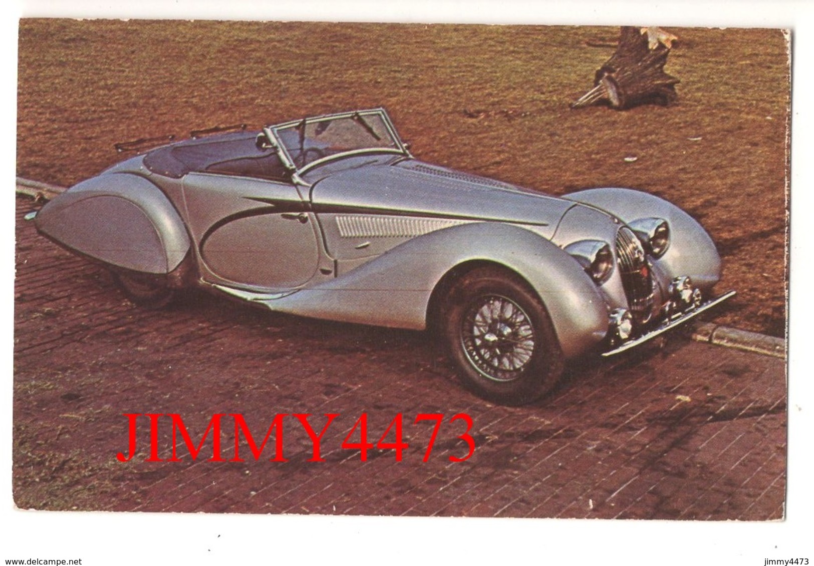 CPA POST CARD - 1937 TALBOT-LAGO  Type 150-SS - Roadster 2 Pl. - Carrosserie FIGONI-FALASCHI - Voitures De Tourisme