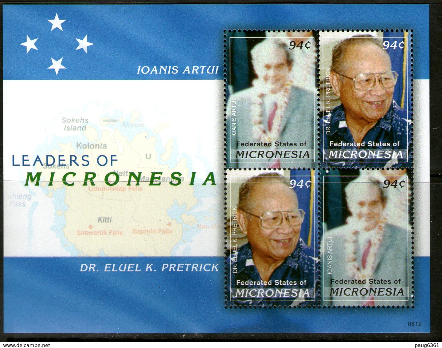 MICRONESIE 2008 LEADERS  YVERT N°1629/30   NEUF MNH** - Micronesia