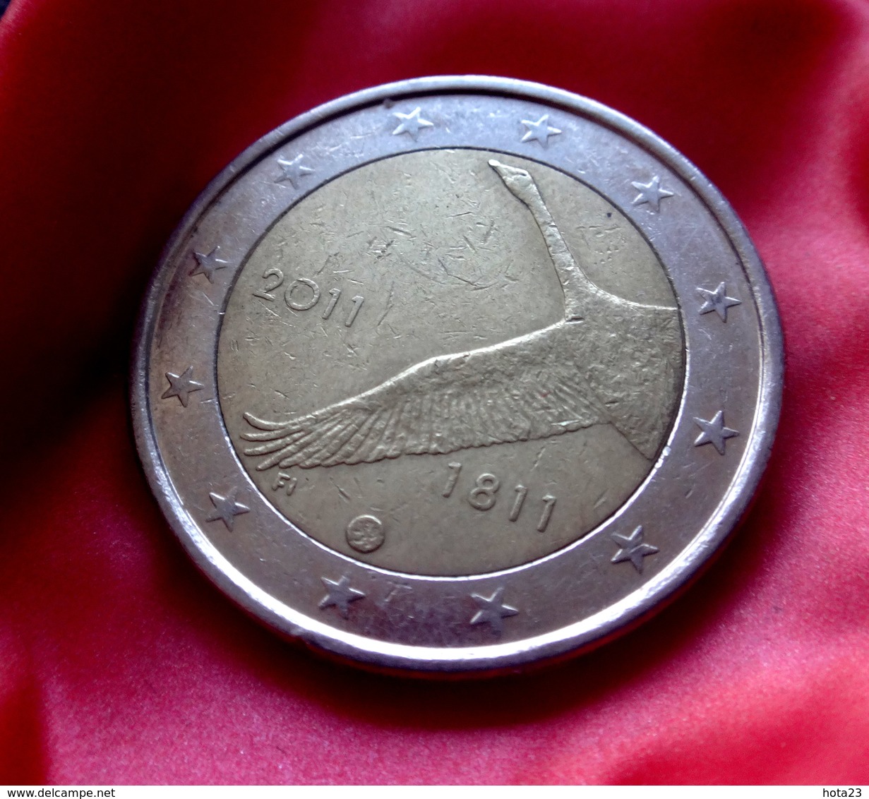 Finland 2011 - 2 Euro Commemorative - 200yrs Of The Bank Of Finland Coin  CIRCULATED  BIRD SWAN - Finland